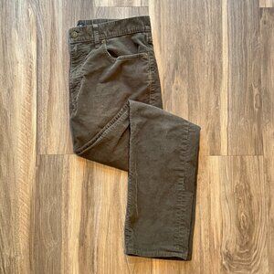 J.Crew Men's SlimFlex Corduroy Pants - 31x30 - Dark Green